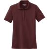 Custom Sport-Tek Womens Dry Zone Raglan Accent Polo. Maroon Red