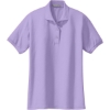 Custom Port Authority Womens Silk Touch Polo. Bright Lavender