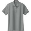 Custom Port Authority Womens Silk Touch Polo. Cool Grey