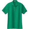Custom Port Authority Womens Silk Touch Polo. Kelly Green