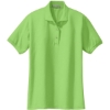 Custom Port Authority Womens Silk Touch Polo. Lime Green
