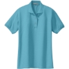 Custom Port Authority Womens Silk Touch Polo. Maui Blue