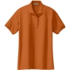 Custom Port Authority Womens Silk Touch Polo. Texas Orange