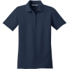 Custom Port Authority Womens Stain-Resistant Polo. Navy Blue