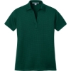Custom Port Authority Womens Performance Fine Jacquard Polo. Green Glen