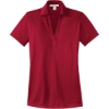 Custom Port Authority Womens Performance Fine Jacquard Polo. Rich Red