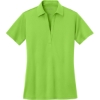Custom Port Authority Womens Silk Touch Performance Polo. Lime Green