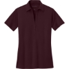 Custom Port Authority Womens Silk Touch Performance Polo. Maroon Red