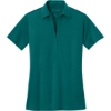 Custom Port Authority Womens Silk Touch Performance Polo. Teal Green