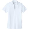 Custom Port Authority Womens Silk Touch Performance Polo. White