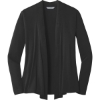 Custom Port Authority Womens Concept Open Cardigan. Black