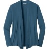 Custom Port Authority Womens Concept Open Cardigan. Dusty Blue