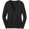 Custom Port Authority Womens Concept Cardigan. Black