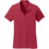 Custom Port Authority Womens Cotton Touch Performance Polo. Chili Red