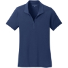 Custom Port Authority Womens Cotton Touch Performance Polo. Estate Blue