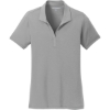 Custom Port Authority Womens Cotton Touch Performance Polo. Frost Grey
