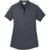 Custom Port Authority Womens Diamond Jacquard Polo. Graphite Gray