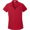 Custom Port Authority Womens Dry Zone Grid Polo. Engine Red