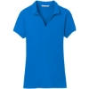 Custom Port Authority Womens Rapid Dry Mesh Polo. Sky Diver Blue
