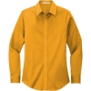Custom Port Authority Womens Long Sleeve Easy Care Shirt. Athletic Gold