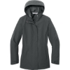 Custom Port Authority Womens C-FREE Rain Jacket GreySteel