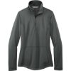 Custom Port Authority Womens Smooth Fleece 1/4-Zip Graphite Gray