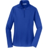 Custom Port Authority Womens Pinpoint Mesh 1/2-Zip . True Royal
