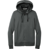 Custom Port Authority Womens Smooth Fleece Hooded Jacket Graphite Gray