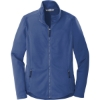 Custom Port Authority Womens Collective Smooth Fleece Jacket. Night Sky Blue