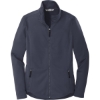 Custom Port Authority Womens Collective Smooth Fleece Jacket. River Blue Navy