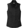 Custom Port Authority Womens Collective Smooth Fleece Vest Deep Black