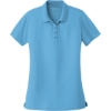 Custom Port Authority Womens Dry Zone UV Micro-Mesh Polo. Carolina Blue