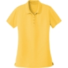 Custom Port Authority Womens Dry Zone UV Micro-Mesh Polo. Sunburst Yellow