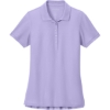 Custom Port Authority Womens Wearever Signature Pique Polo Bright Lavender Purple