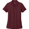 Custom Port Authority Womens Wearever Signature Pique Polo Burgundy Red