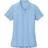 Custom Port Authority Womens Wearever Signature Pique Polo Cloud Blue