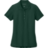 Custom Port Authority Womens Wearever Signature Pique Polo Dark Green