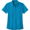 Custom Port Authority Womens Wearever Performance Pique Polo Parcel Blue