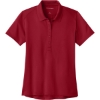 Custom Port Authority Womens Wearever Performance Pique Polo Rich Red