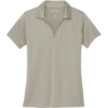 Custom Port Authority Womens Performance Staff Polo Silver