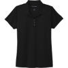 Custom Port Authority Womens Eclipse Stretch Polo. Deep Black