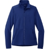 Custom Port Authority Womens Accord Stretch Fleece Full-Zip Royal Blue