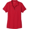 Custom Port Authority Womens EZPerformance Pique Polo. Apple Red