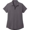 Custom Port Authority Womens City Stretch Polo Graphite Gray