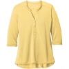 Custom Port Authority Womens UV Choice Pique Henley Sunbeam Yellow