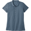 Custom Port Authority Womens SuperPro React Polo. Regatta Blue