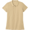 Custom Port Authority Womens SuperPro React Polo. Wheat
