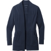 Custom Port Authority Womens Microterry Cardigan River Blue Navy