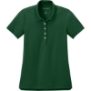 Custom Port Authority Womens Dry Zone Stain-Release Grid Polo Hunter Green