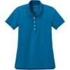 Custom Port Authority Womens Dry Zone Stain-Release Grid Polo Imperial Blue